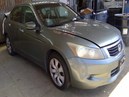 2009 HONDA ACCORD, OLIVE, EX-L MODEL, 3.5L, AT.  A26267